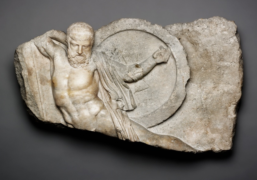 A work made of marble.