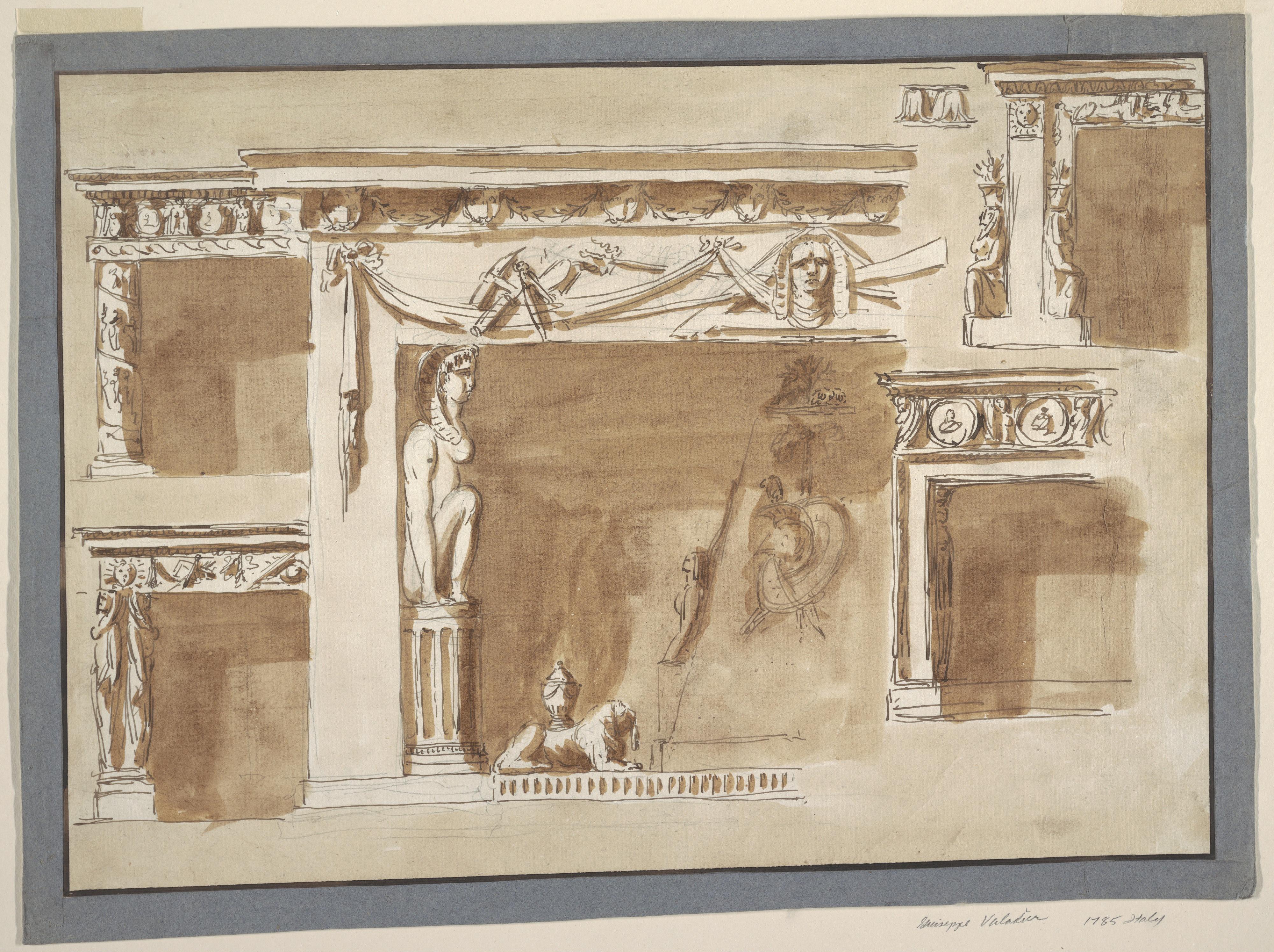 DESIGNS FOR A MANTELPIECE