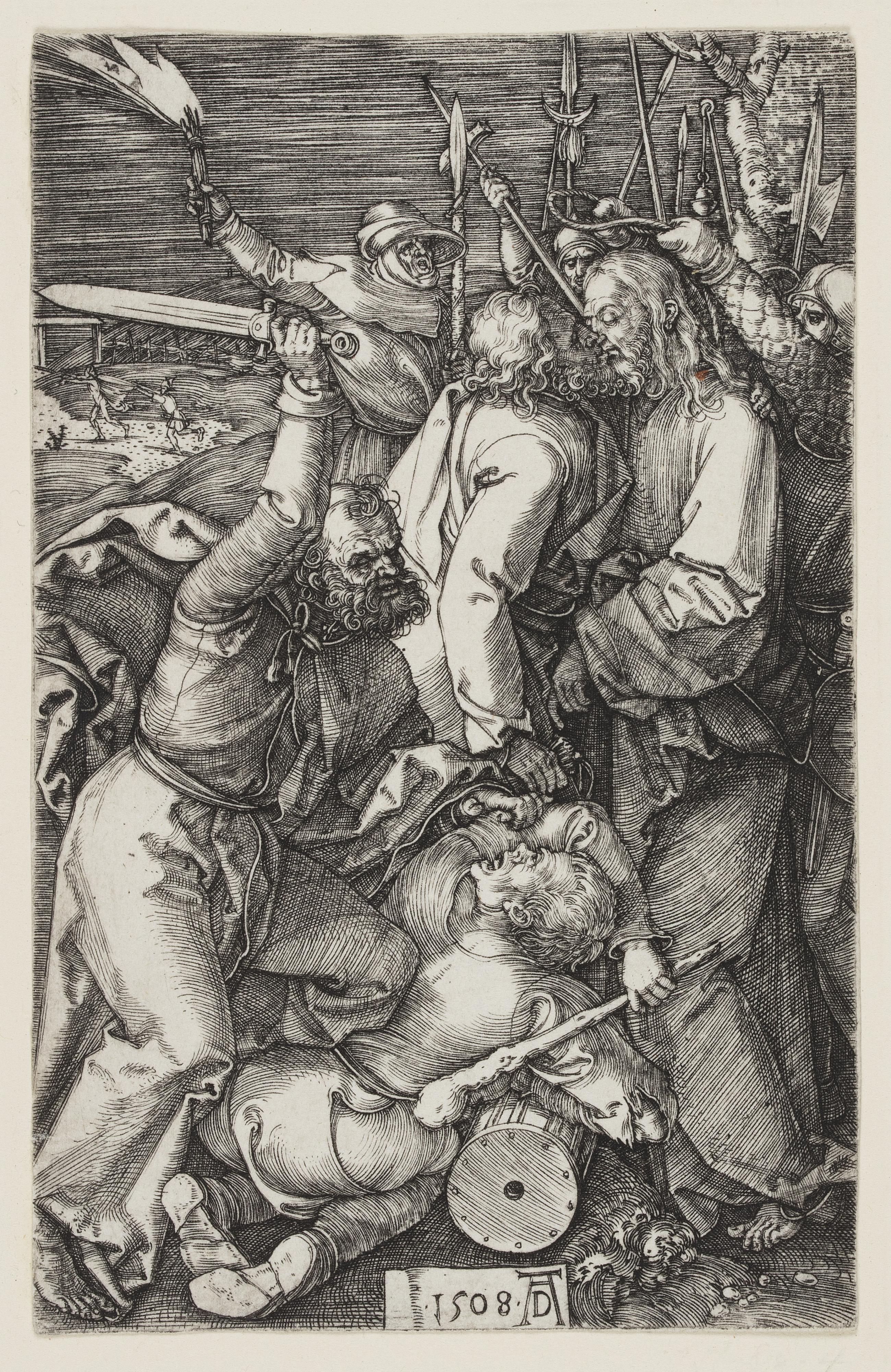 BETRAYAL OF CHRIST, FROM THE ENGRAVED PASSION