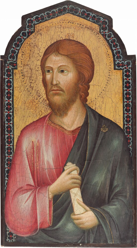 Saint James Major — Painting by Grifo di Tancredi. tempera on panel.